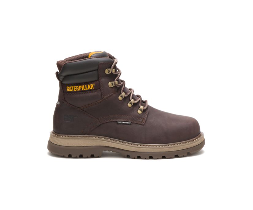 Caterpillar Fairbanks 6 Waterproof Steel Toe - Mørke Brune Vernestøvler Herre - Norge ( OARHV-6047 )